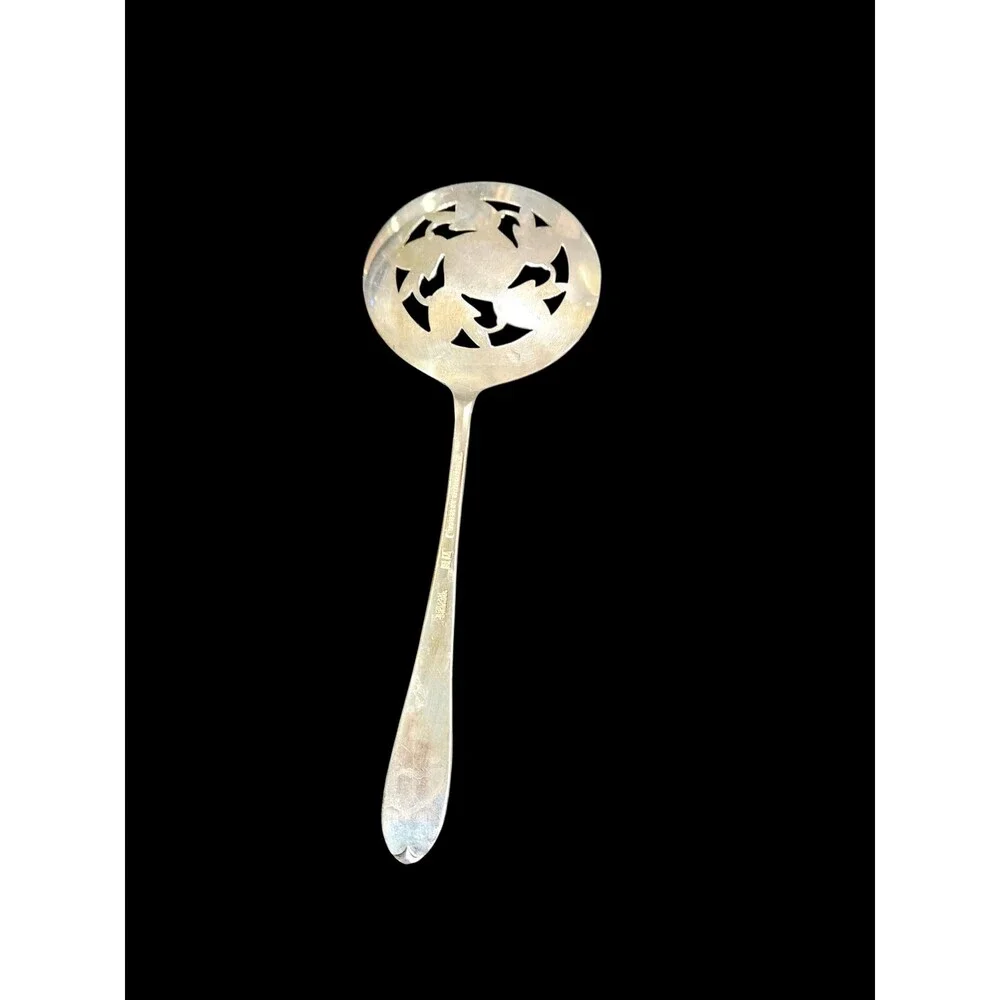 Original Rogers Silverplate Tomato Serving Spoon, International Silver Co